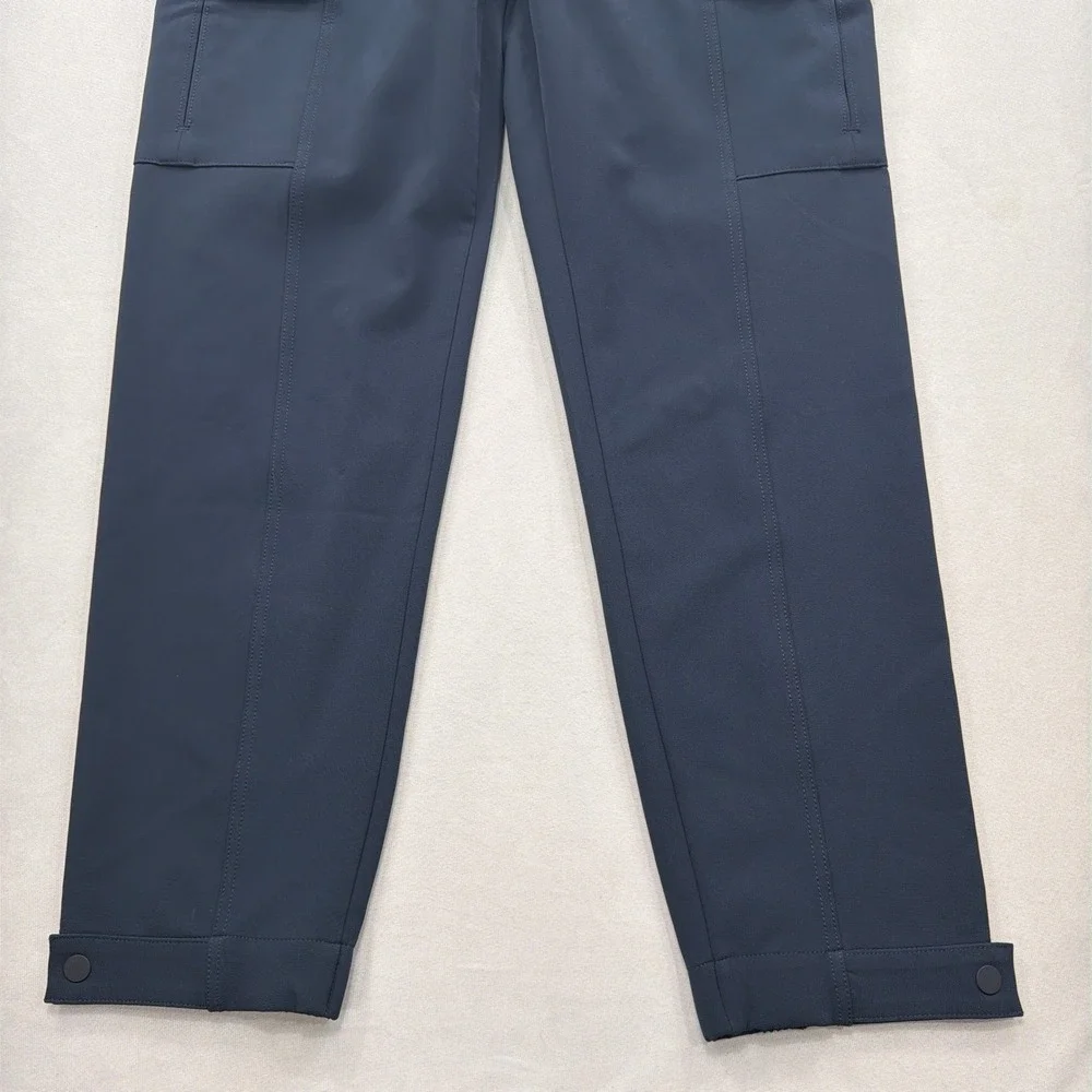 Athleta Cargo Pants Headlands Hybrid Trek Navy Blue Women Size 8